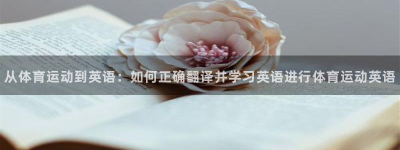MK体育官网下载平台注册流程图：从体育运动到英语：如何正确翻